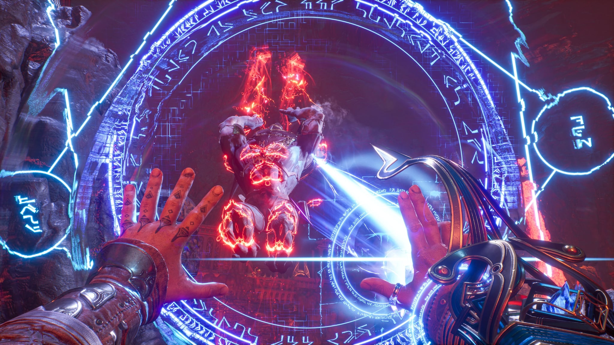 Nous avons présenté en avant-première Immortals of Aveum, le jeu de tir avec de la magie au lieu d'armes 2 IMMORTELS D'AVEUM | La magie pour invoquer le bouclier