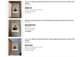 Faites quelque chose de merveilleux livres imprimés sur eBay – et rapidement supprimés