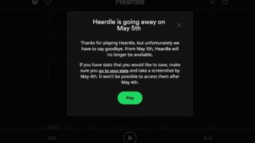 Spotify ferme son jeu de devinettes "Heardle" parce qu'il déteste s'amuser 5 Spotify ferme son jeu de devinettes "Heardle" parce qu'il déteste s'amuser