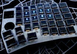 PolyKybd is a mechanical keyboard with tiny OLED keycaps for easy customization