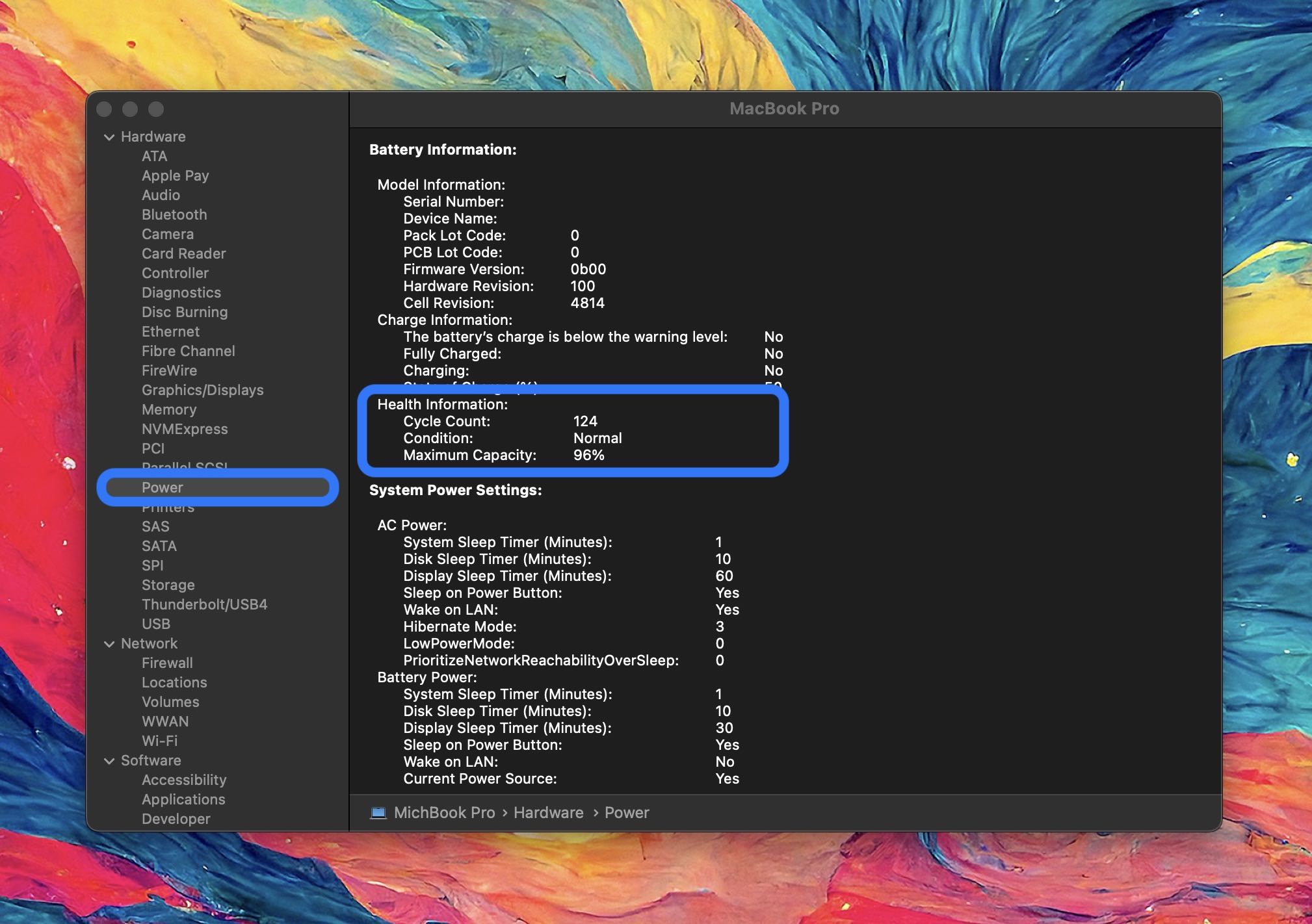 Comment vérifier le nombre de cycles et la capacité de la batterie de votre MacBook 4 Vérifiez le nombre de cycles de batterie du MacBook 3
