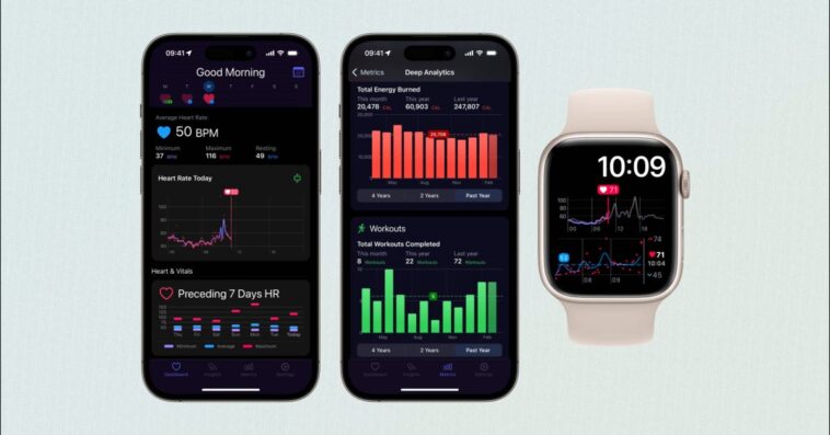 Application Heart Analyzer pour iPhone et Apple Watch révisée avec un nouveau « tableau de bord » et plus encore pour vos données de santé 1 Application Heart Analyzer pour iPhone et Apple Watch révisée avec un nouveau « tableau de bord » et plus encore pour vos données de santé