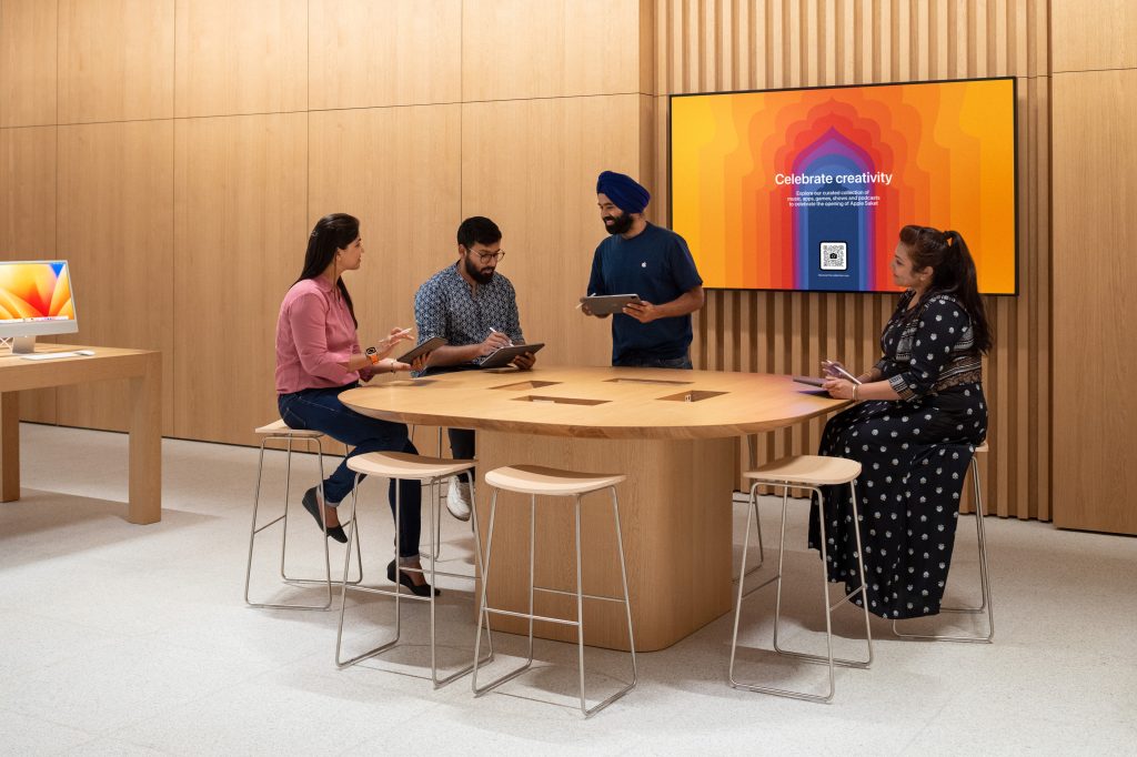 Des photos d'Apple Saket partagées avant l'ouverture de demain 6 1681903807 388 Des photos dApple Saket partagees avant louverture de demain