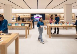 Des photos d'Apple Saket partagées avant l'ouverture de demain