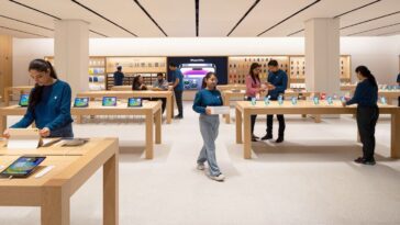 Des photos d'Apple Saket partagées avant l'ouverture de demain 2 Des photos d'Apple Saket partagées avant l'ouverture de demain
