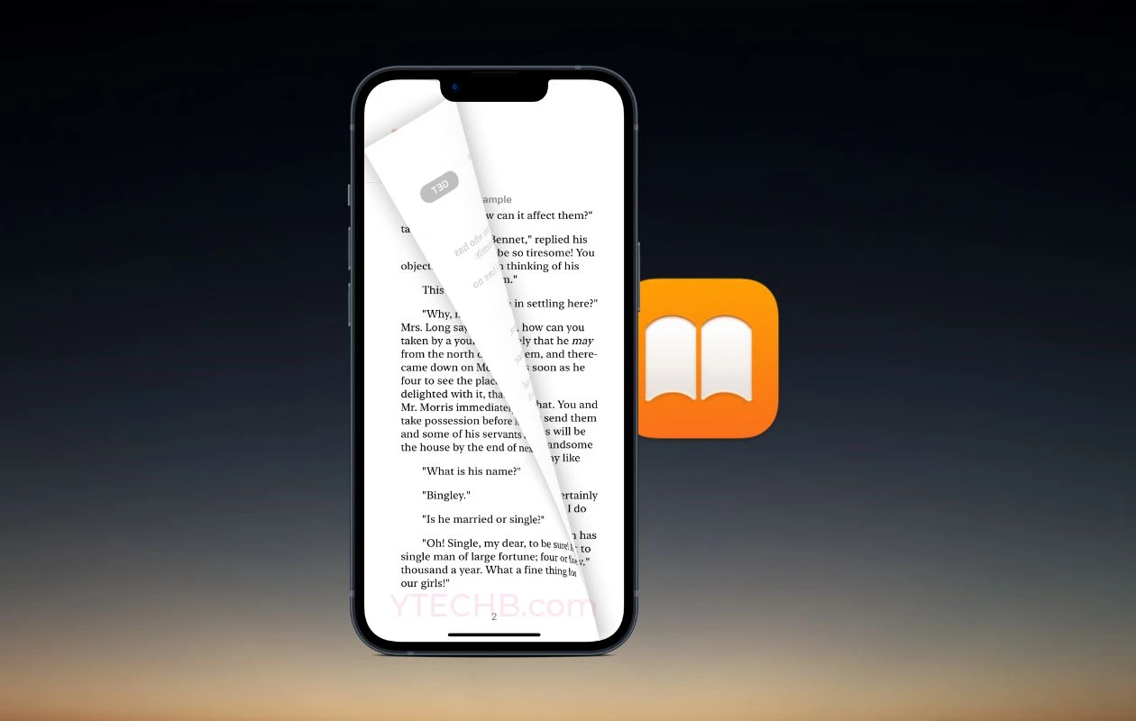 How to enable Curl Page Turning Animation in Apple Books on iOS 16.4