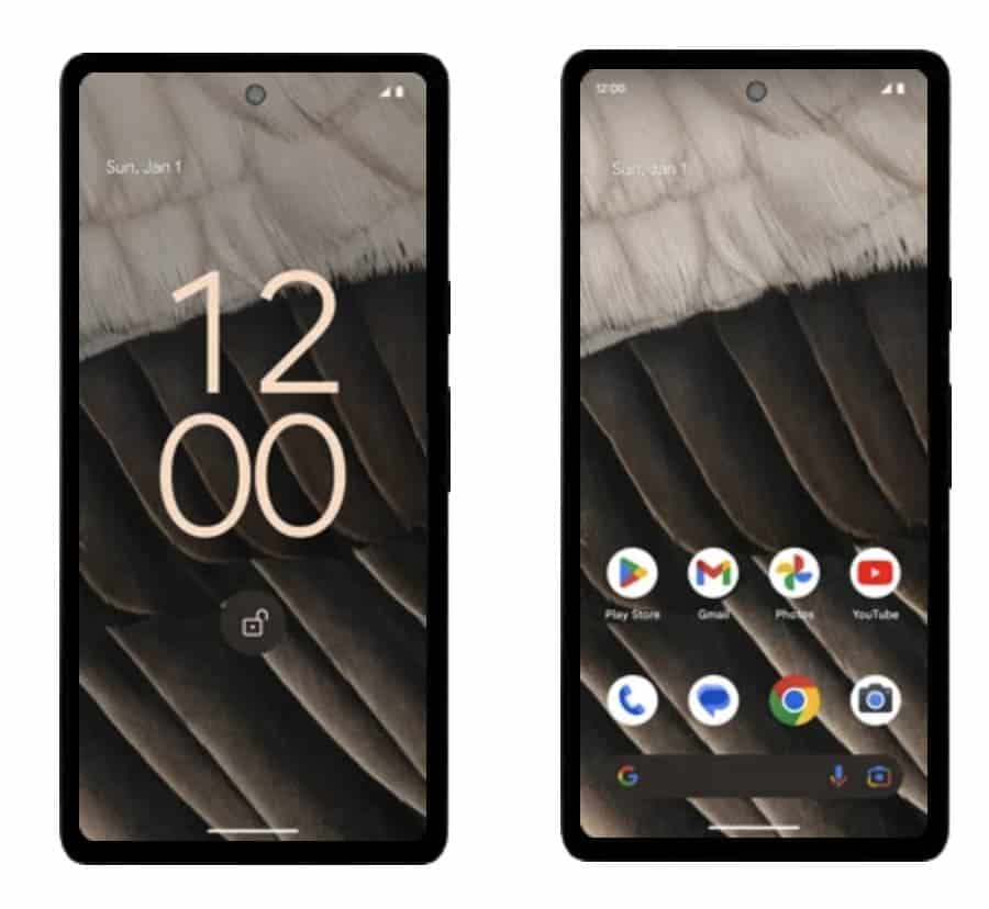 Déverrouillage facial du Pixel 7A