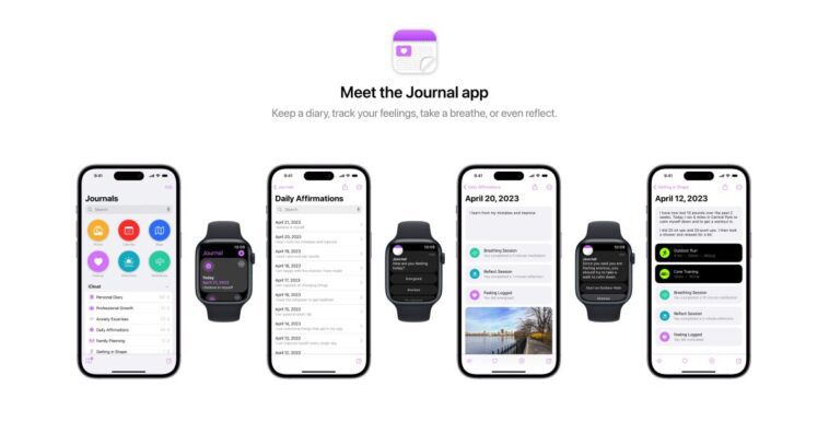 Concept imagine la conception de l'application "Journal" d'iOS 17 1 Concept imagine la conception de l'application "Journal" d'iOS 17