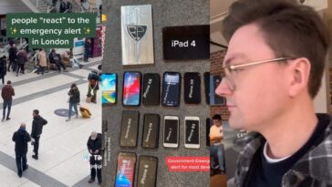 Au Royaume-Uni, tous les smartphones ont sonné ensemble pendant quelques minutes