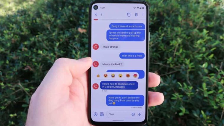Une autre fonctionnalité importante de WhatsApp arrive dans l'application Google Messages 1 Google Messages Security