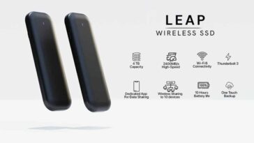 SSD sans fil Leap : SSD sans fil le plus rapide avec technologie Wi-Fi6 et streaming 4k 9 Leap Wireless SSD