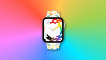 watchOS 9.5 fait ses débuts avec le nouveau cadran Pride Celebration 7 Voici un premier aperçu du visage et du groupe Apple Watch Pride 2023