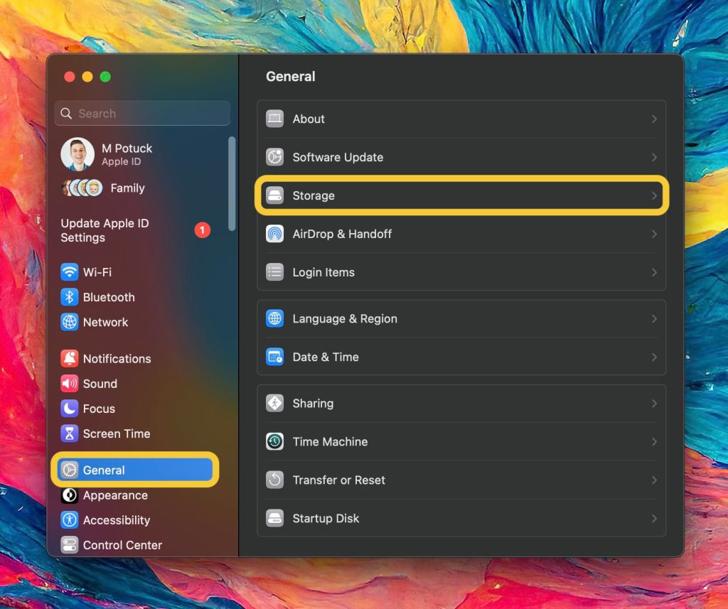 5 trucs et astuces pour libérer de l'espace disque et du stockage caché sur votre Mac 3 Comment libérer les paramètres du système de stockage Mac 1
