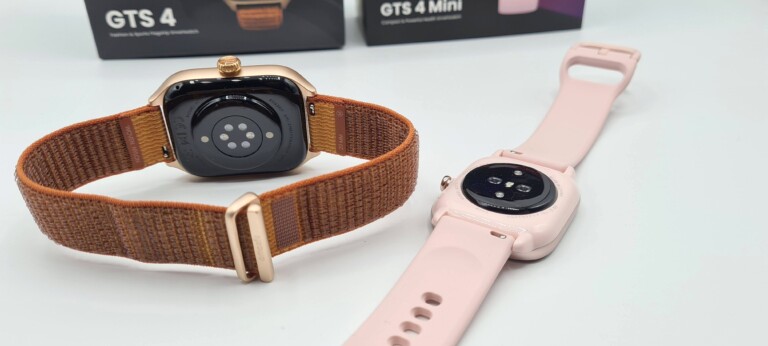 Amazfit GTS 4 vs GTS 4 Mini : le petit dure plus longtemps, le grand est plus élégant 2 L'Amazfit GTS 4 a plus de capteurs que le GTS 4 Mini. (Photo: Sven Wernicke)