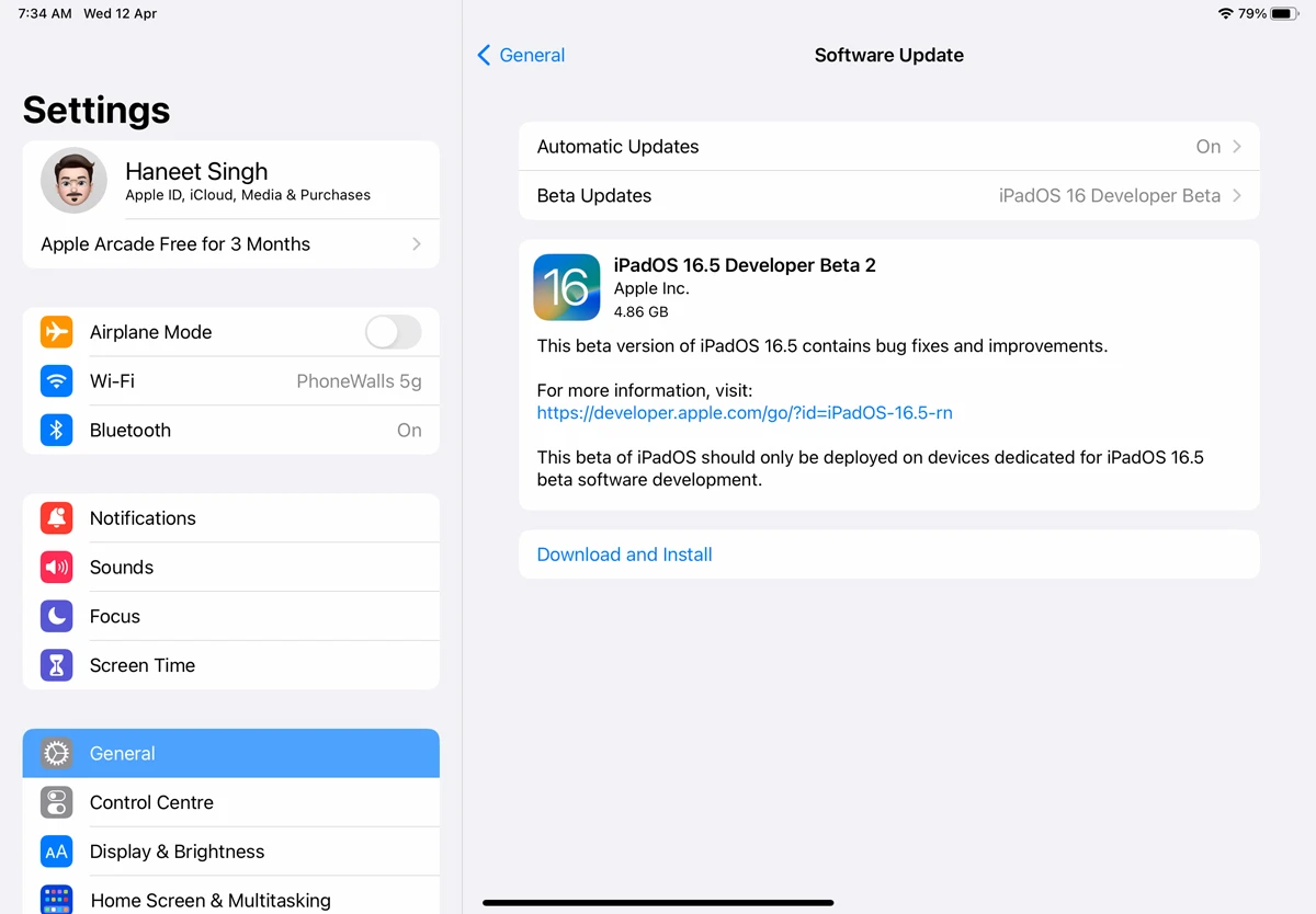 Apple publie la deuxième version bêta d'iPadOS 16.5 pour les développeurs 2 iPadOS 16,5 secondes bêta