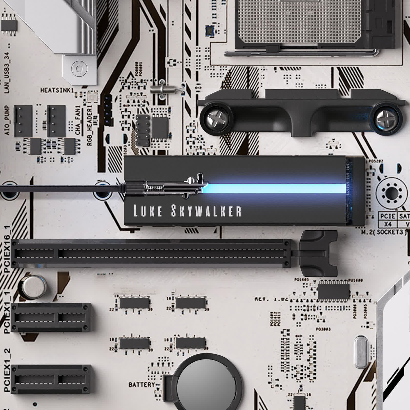 Cosplayez votre SSD avec les nouveaux disques Star Wars NVMe de Seagate 2 Cosplayez votre SSD avec les nouveaux disques Star Wars NVMe