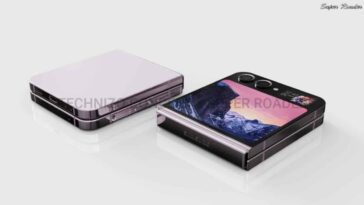 Le Samsung Galaxy Z Flip 5 aura vraiment un très grand deuxième écran 26 Galaxy Z Flip 5 cover display render