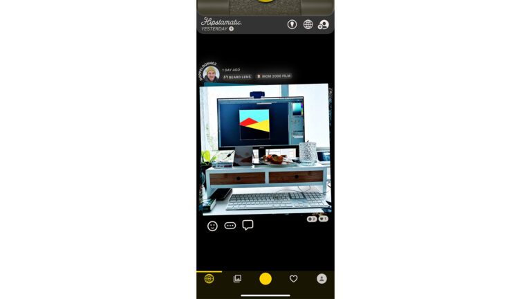 Le nouvel Hipstamatic : Vraie concurrence pour Instagram ? 2 Vous ne pouvez voir qu'une seule photo à la fois dans le flux. (Capture d'écran : Blog des tendances d'Euronics)