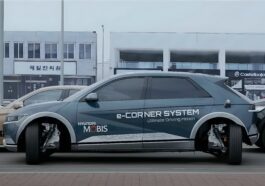 Le système e-Corner de Hyundai permet aux voitures de tourner à 180 degrés et de rouler latéralement 54 Le système e-Corner de Hyundai permet aux voitures de tourner à 180 degrés et de rouler latéralement