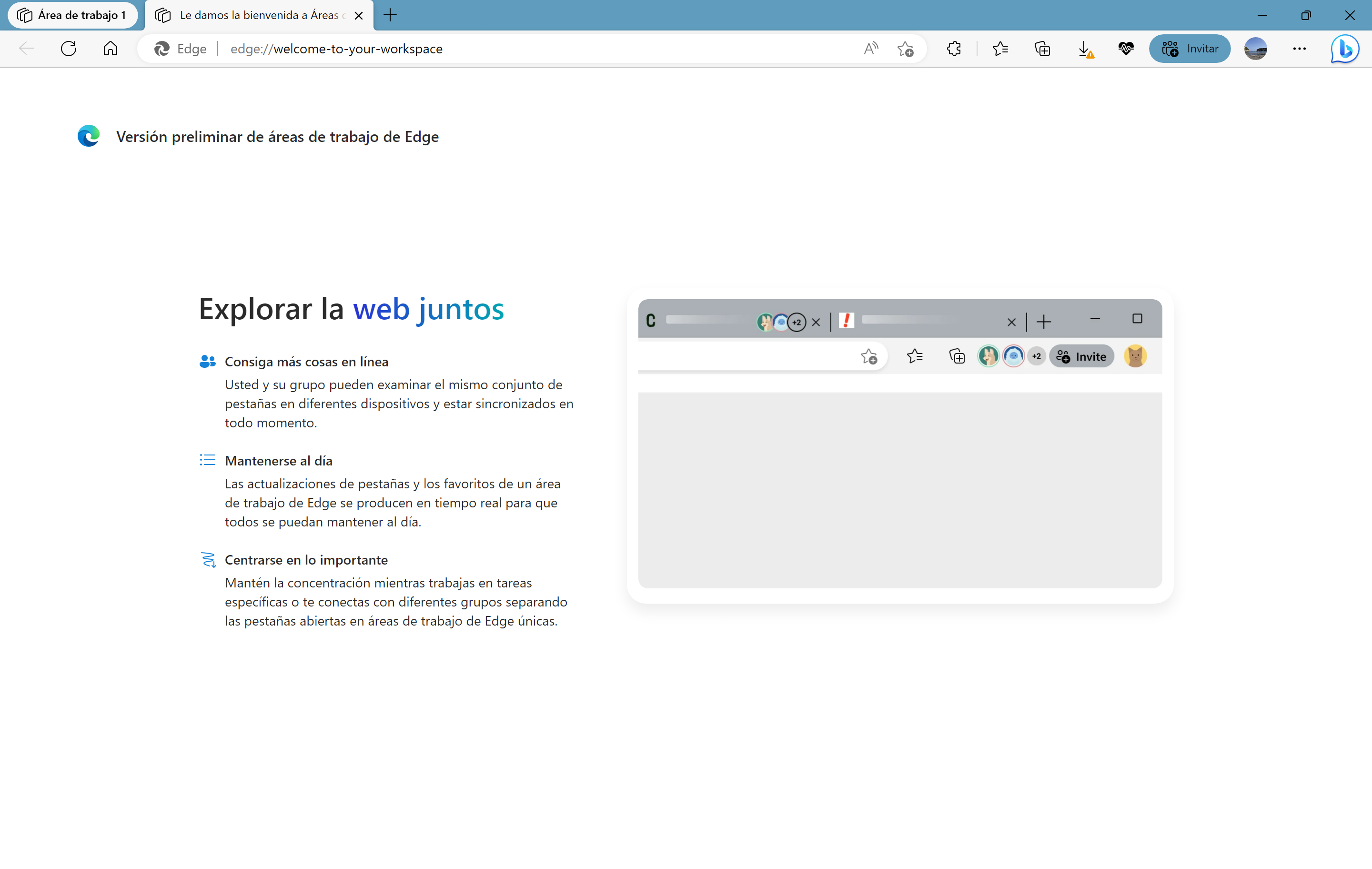 Microsoft Edge lance Workspaces, une fonctionnalité pour organiser et partager votre navigation 3 Microsoft Edge lance Workspaces une fonctionnalite pour organiser et partager