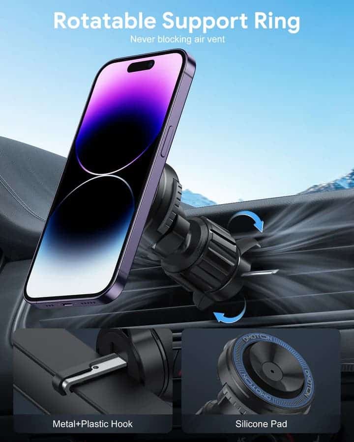 OMOTON lance le support de téléphone de voiture innovant O-Mag DriveSafe pour une expérience de conduite plus sûre 2 OMOTON