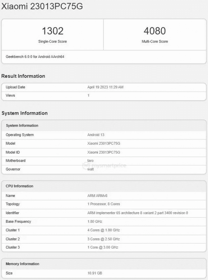 POCO F5 Pro passe par Geekbench - Tout n'est pas perdu 2 POCO F5