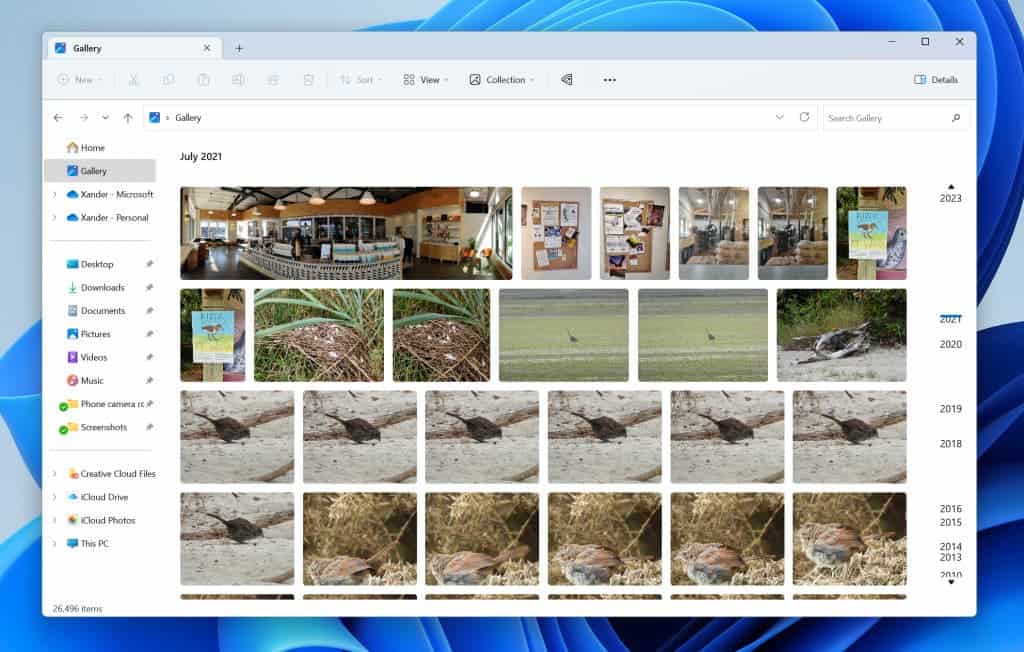 Préparez-vous ! Windows 11 sera bientôt rempli de publicités ! 2 Explorateur de fichiers de galerie
