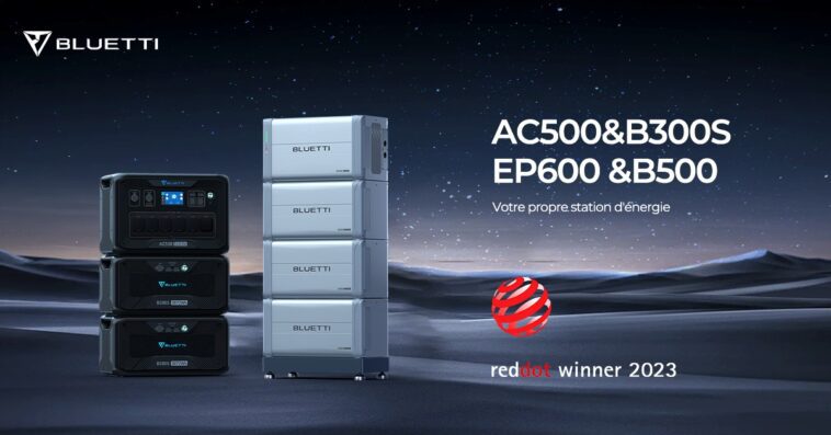 BLUETTI EP600 et AC500 remportent le Red Dot Design Award 2023 1 Red Dot Design Award 2023 Bluetti