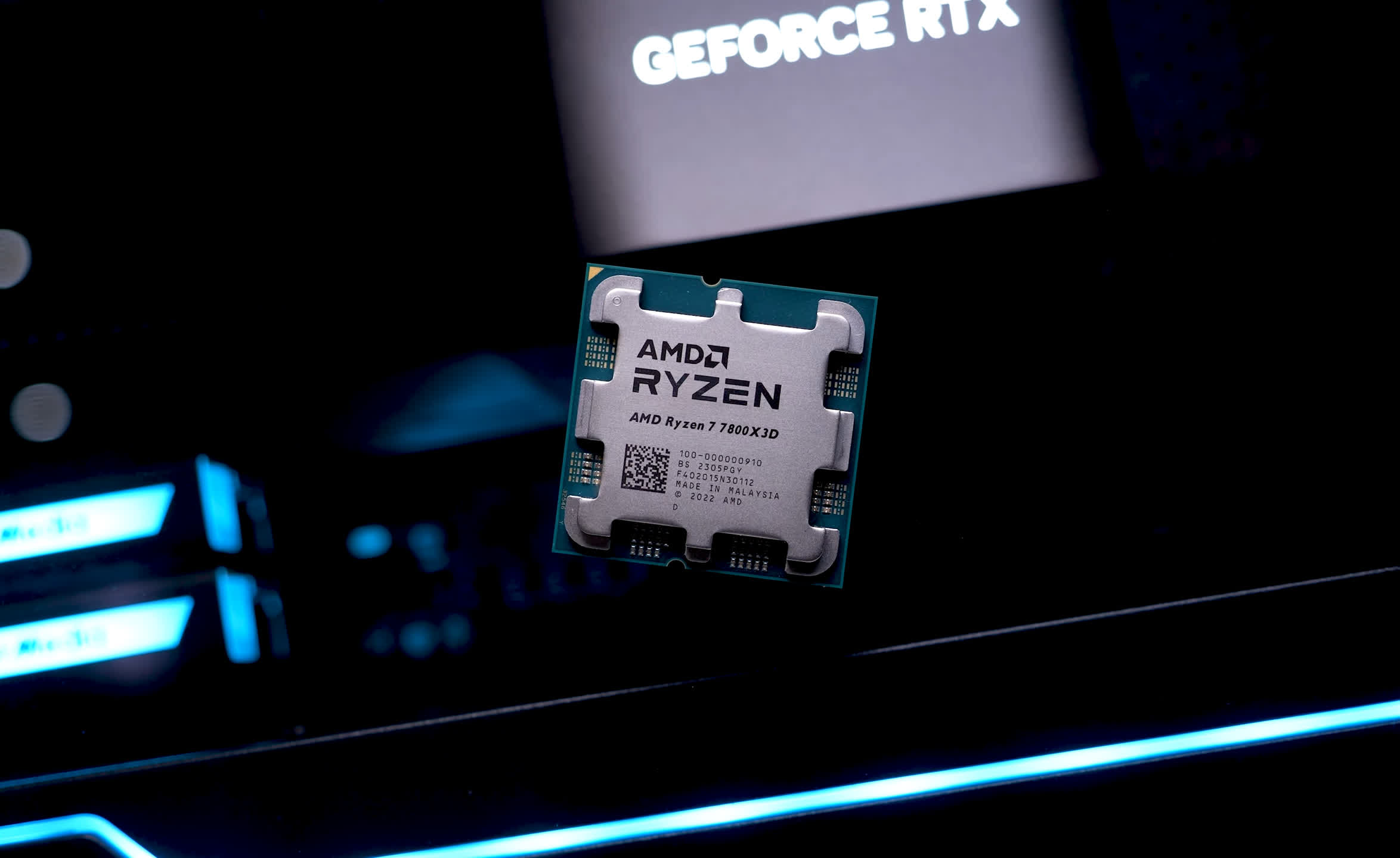 Test de l'AMD Ryzen 7 7800X3D : Ultra rapide en jeu et consomme peu 2 Test de lAMD Ryzen 7 7800X3D lefficacite du jeu