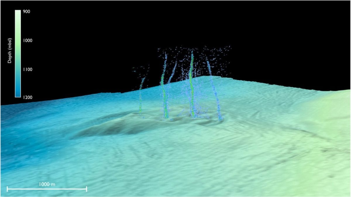 Un mystérieux fluide s'échappe du fond marin : signe possible d'un tremblement de terre à venir 2 Crédit : Philip et al./Science Advances