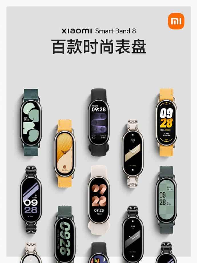Xiaomi Band 8 est maintenant disponible, avec plusieurs améliorations 2 Bande Xiaomi 8