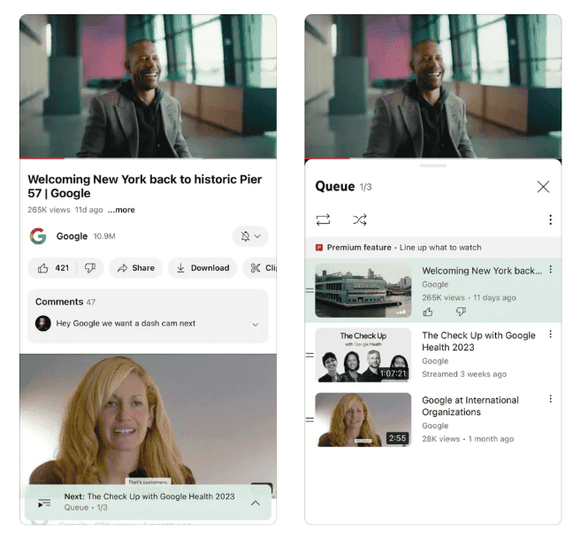 YouTube Premium ajoute 5 fonctionnalités pour changer votre expérience ! 2 Youtube