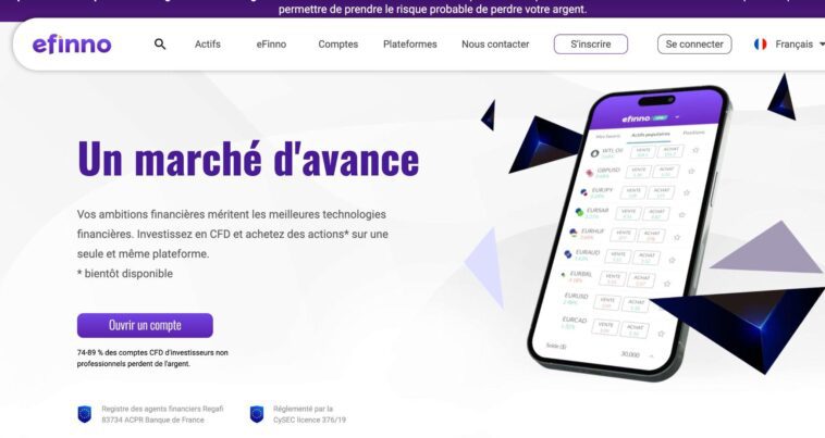 Efinno Avis: Existe-t-il des concurrents pour le trading en France (2023) ? 1 Word Image 153960 1