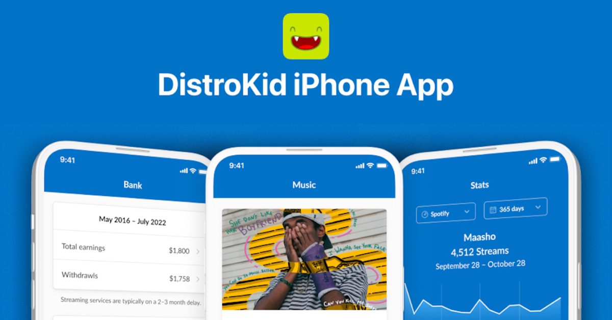 DistroKid - "le plus grand distributeur de musique indépendante au monde" - est lancé aujourd'hui sur iPhone 48 DistroKid - "le plus grand distributeur de musique indépendante au monde" - est lancé aujourd'hui sur iPhone