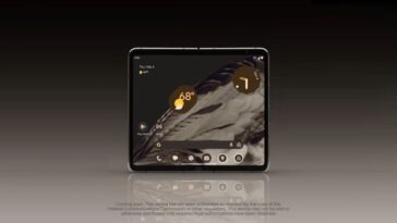 Google Pixel Fold Front Screen