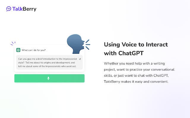Apportez la puissance de l'IA à votre navigateur avec ces meilleures extensions ChatGPT 4 Extension TalkBerry ChatGPT