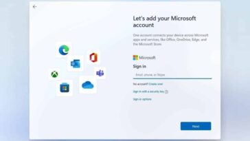 Comment installer Windows 11 sans compte Microsoft