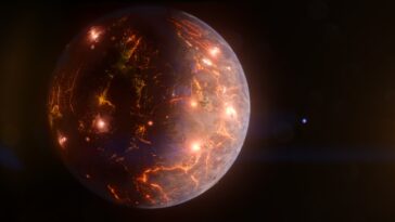 Une exoplanète de la taille de la Terre récemment découverte pourrait regorger de volcans 2 Newly discovered Earth-sized exoplanet could be overflowing with volcanoes