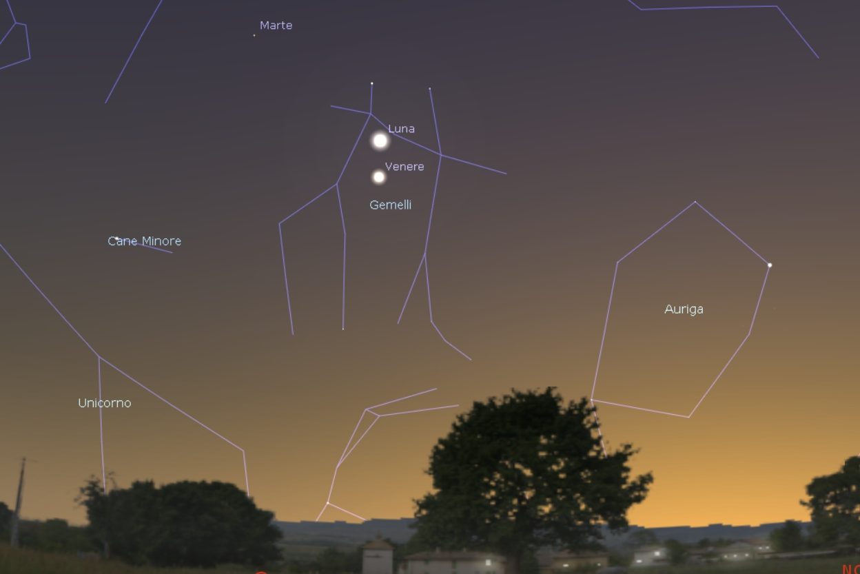 Le 23 mai, la Lune embrasse Vénus dans la constellation des Gémeaux : comment les voir à l'œil nu