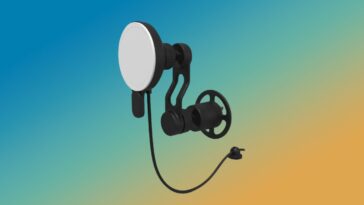 Le support de ventilation de charge sans fil MagSafe exclusif à Apple de mophie est doté d'un bras d'extension décalé pratique 14 Le support de ventilation de charge sans fil MagSafe exclusif à Apple de mophie est doté d'un bras d'extension décalé pratique