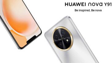 Huawei Nova Y91 annoncé avec un design d'écran semblable à celui d'un iPhone 7 Huawei Nova Y91
