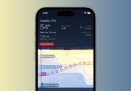 Weather Strip obtient des prévisions de précipitations minute par minute, Apollo Weather gagne des «groupes» et une «analyse d'itinéraire»