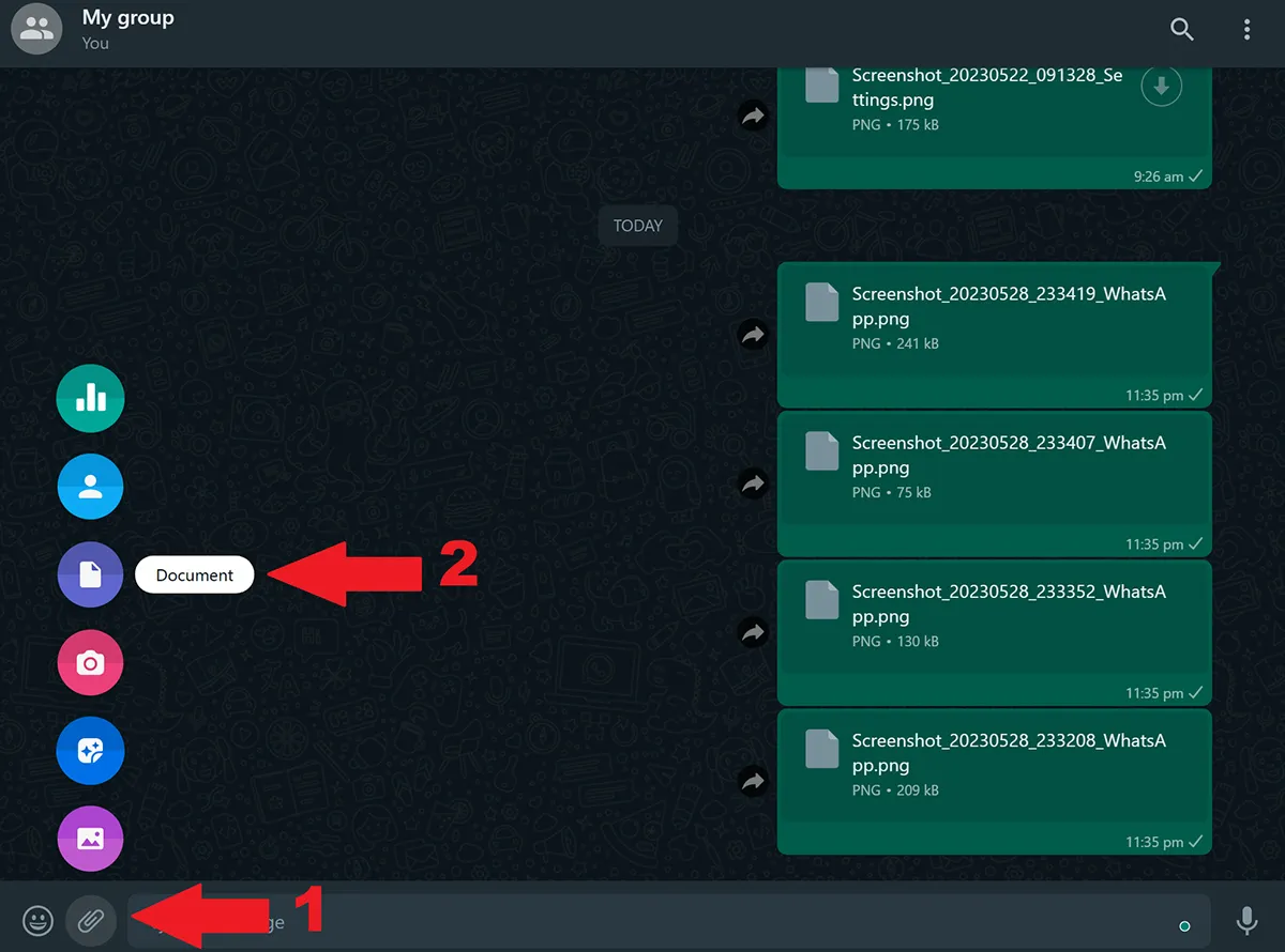 Comment envoyer des fichiers volumineux sur WhatsApp Web