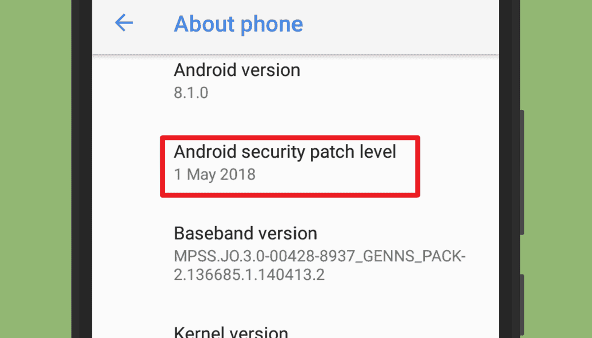 Correctifs de sécurité Android