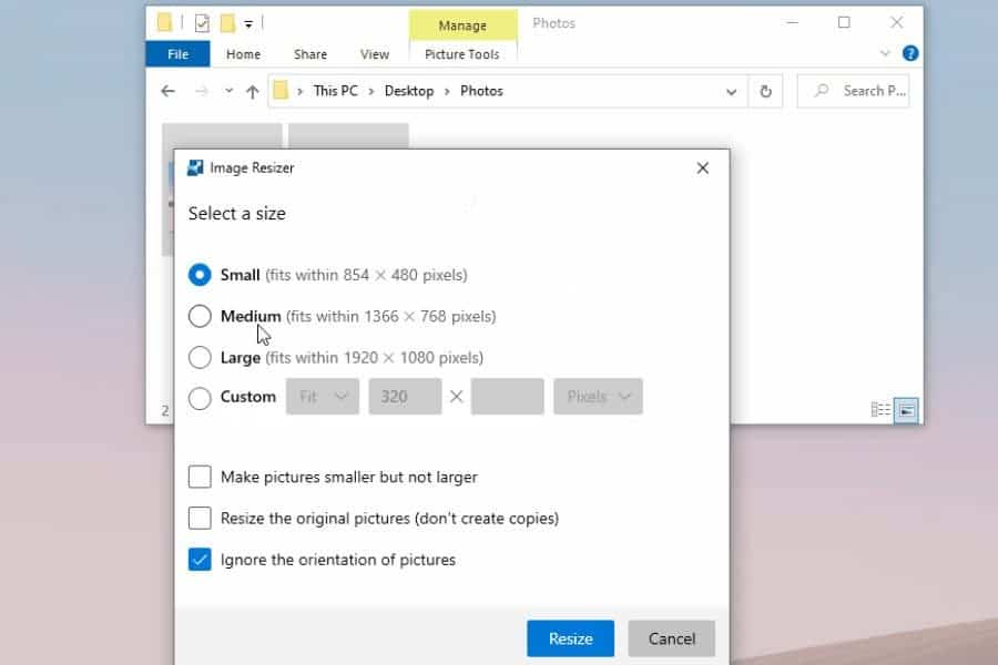 Boostez votre productivité Windows avec ces utilitaires PowerToys indispensables 5 Redimensionneur d'image Microsoft PowerToys