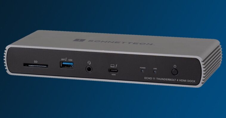 Sonnet lance la nouvelle station d'accueil Echo 11 Thunderbolt 4 avec HDMI 4K60 et 2,5 GbE 1 Sonnet lance la nouvelle station d'accueil Echo 11 Thunderbolt 4 avec HDMI 4K60 et 2,5 GbE