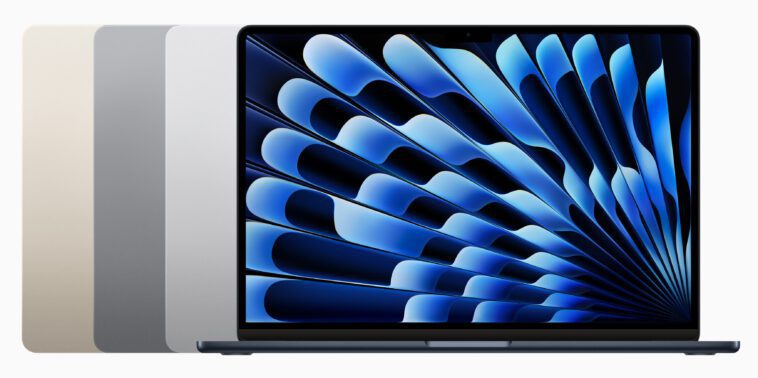 Le MacBook Air 15,3 pouces alimenté par M2 d'Apple est désormais officiel 1 Apple