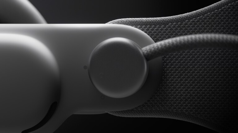 Apple Vision Pro : "J'ai vu le futur" 9 Une batterie n'est pas incluse dans les lunettes elles-mêmes, vous l'ancrez via Magsafe. (Image : Pomme)