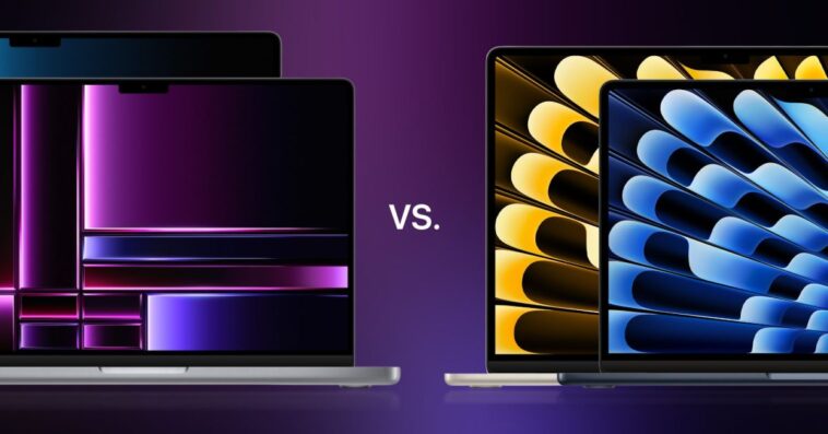 MacBook Pro vs Air : voici comment les derniers ordinateurs portables M2 se comparent 1 MacBook Pro vs Air : voici comment les derniers ordinateurs portables M2 se comparent