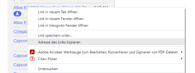 NAS QNAP : comment télécharger des torrents et des fichiers Web 11 Copiez l'adresse du lien sous le navigateur Chrome.